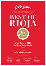 Leza García Gran Reserva 2015